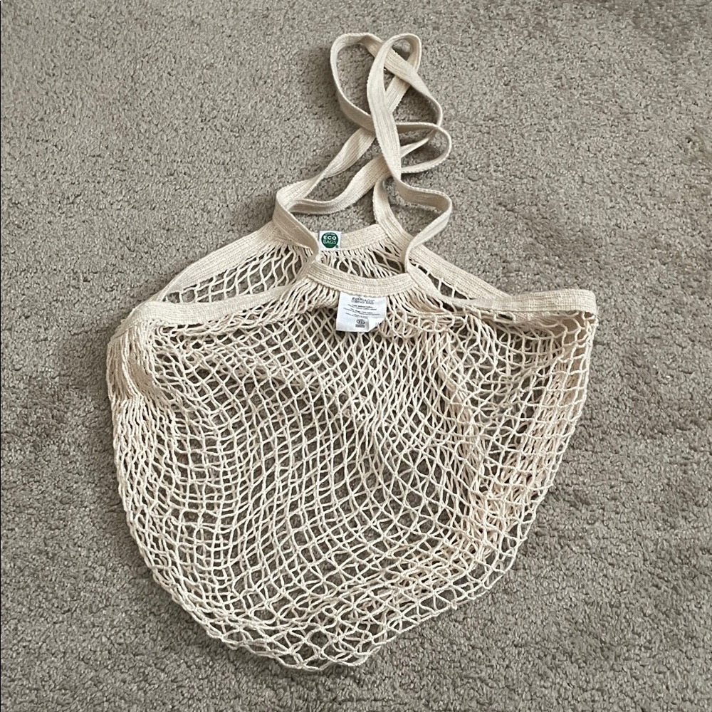 Ecobags 100% cotton fair wage/fair labor String bag